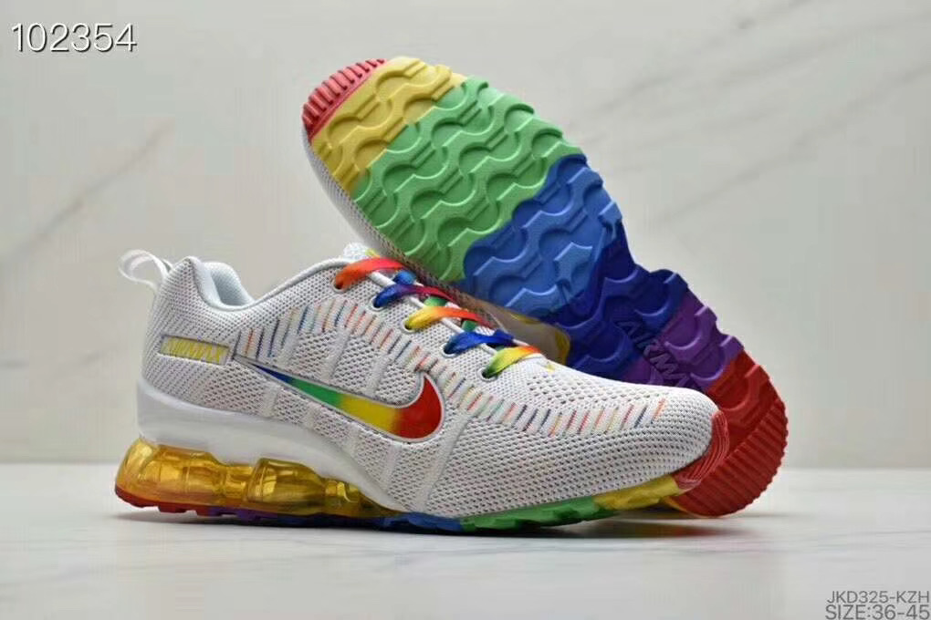 Women Nike Air Max 2020 White Rainbow Shoes - Click Image to Close